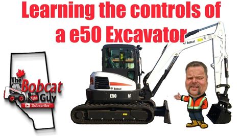 how the controls work on a bobcat mini excavator|operating mini digger beginner.